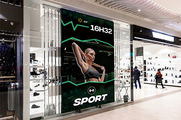 Écrans Vitrine