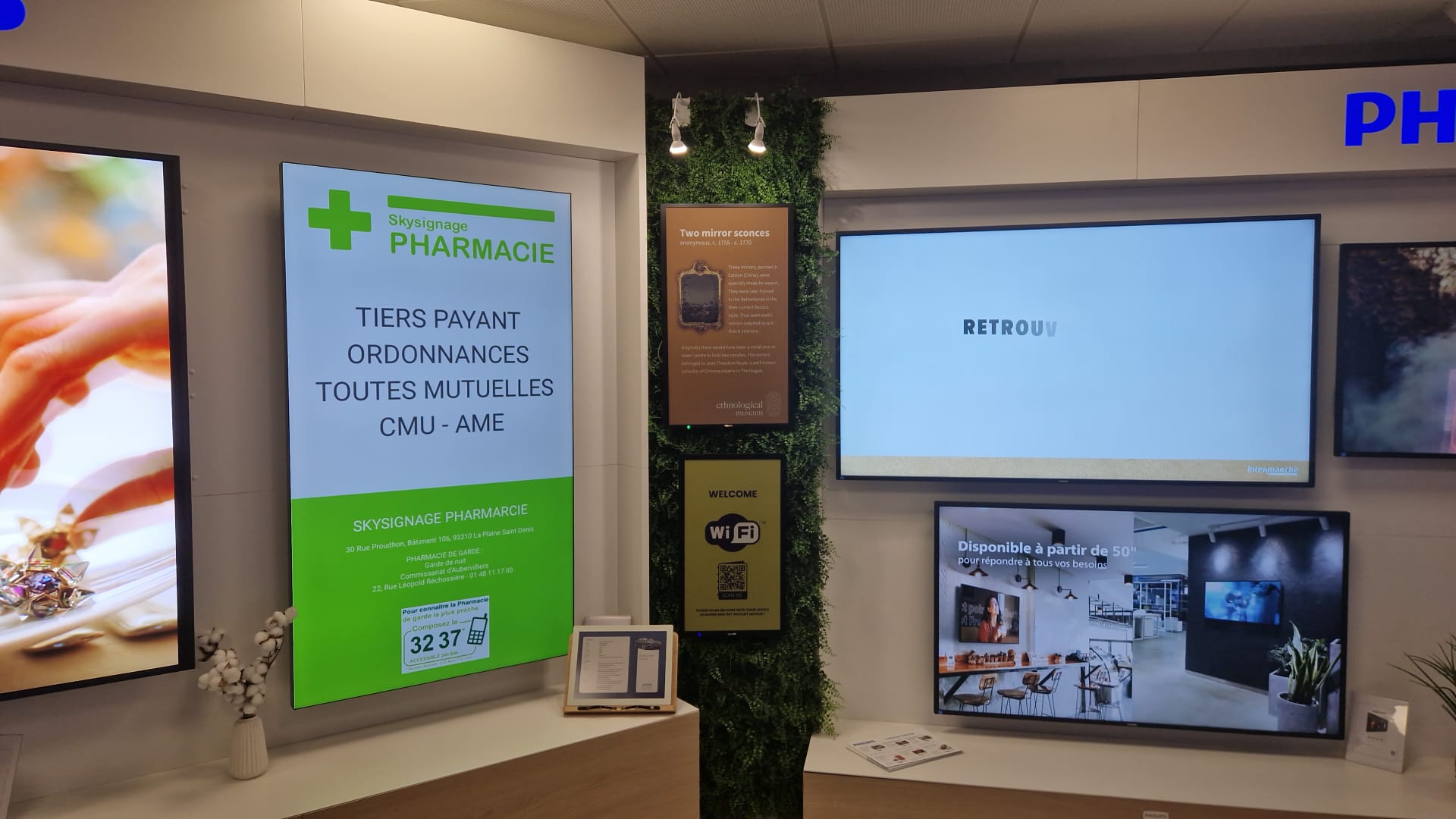Écran indoor